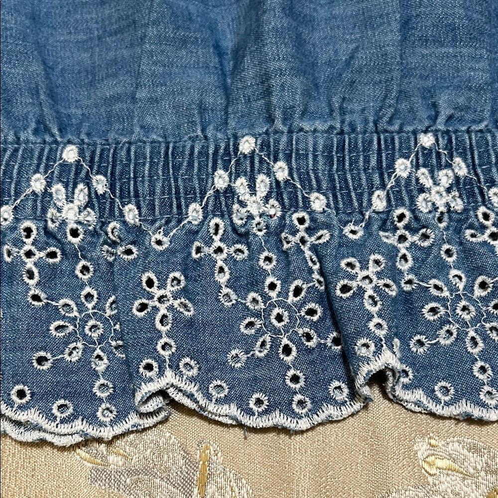 Epic Threads Indigo Ruffled Blouse - Picture 6 of 7